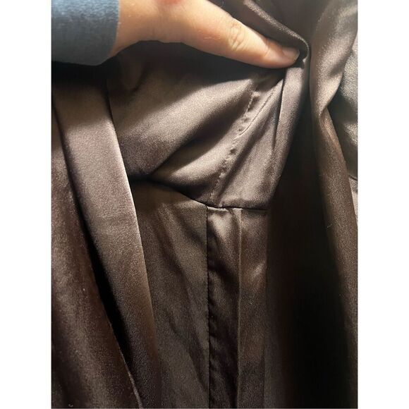 Victoria’s Secret Brown Pajama Set Woman’s Size Medium 100% Polyester -Flawed-Sn - Picture 14 of 16